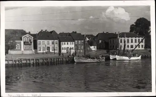 Foto Ak Neustadt in Holstein, Boote