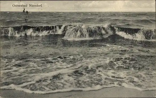 Ak Ostseebad Niendorf Timmendorfer Strand, Welle