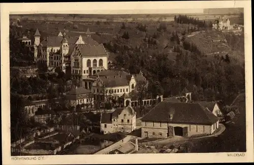 Ak Rothenburg ob der Tauber Mittelfranken, Wildbad