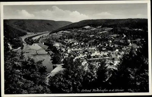 Ak Bad Karlshafen an der Weser, Panorama