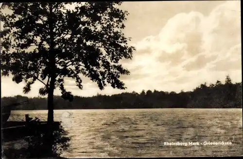 Ak Rheinsberg in der Mark, Grienericksee