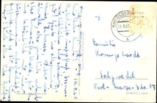 Ak Rheinsberg in der Mark, Grienericksee