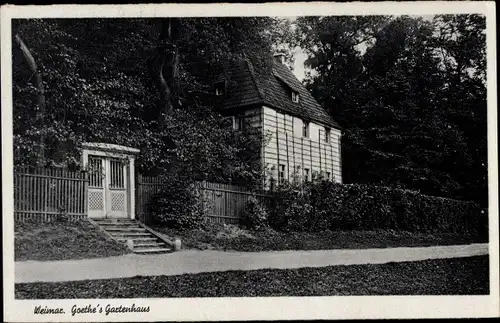 Ak Weimar in Thüringen, Goethe's Gartenhaus