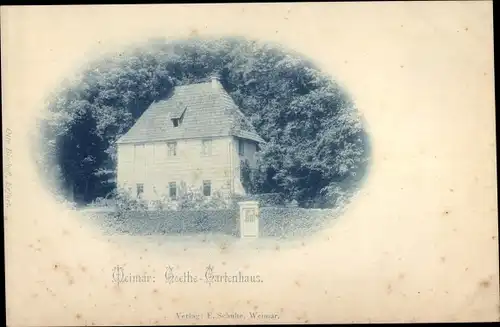 Ak Weimar in Thüringen, Goethe's Gartenhaus