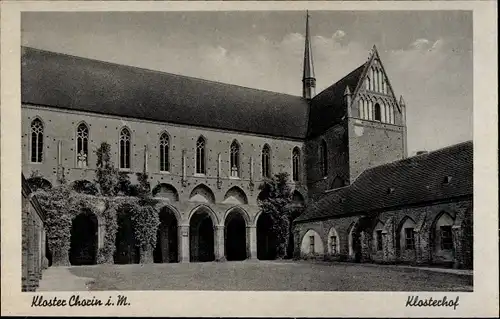 Ak Chorin in der Mark, Kloster, Klosterhof