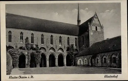 Ak Chorin in der Mark, Kloster, Klosterhof