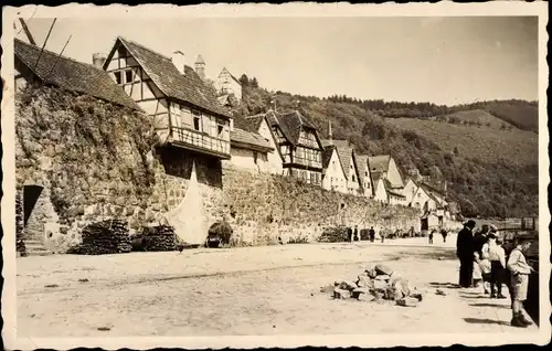 Foto Ak Mauer in Baden, Promenade