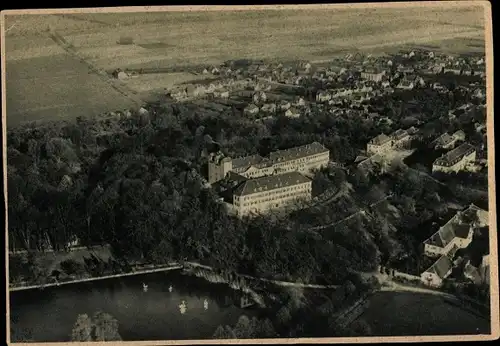 Ak Ballenstedt im Harz, Fliegeraufnahme