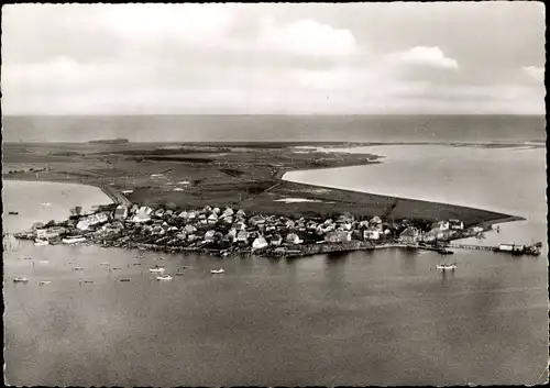 Ak Maasholm an der Schlei, Panorama, Fliegeraufnahme