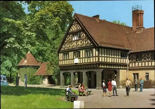 Ak Potsdam, Historische Gedenkstätte des Potsdamer Abkommens Cecilienhof, Hotel Cecilienhof