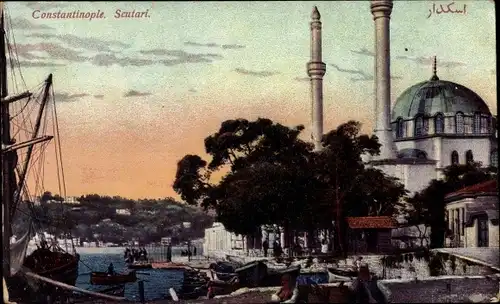 Ak Konstantinopel Istanbul Türkei, Skutari, Moschee