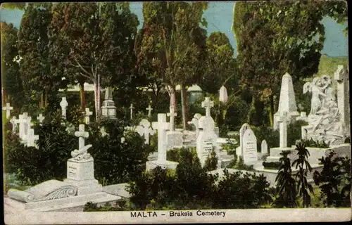 Ak Malta, Friedhof Braksia