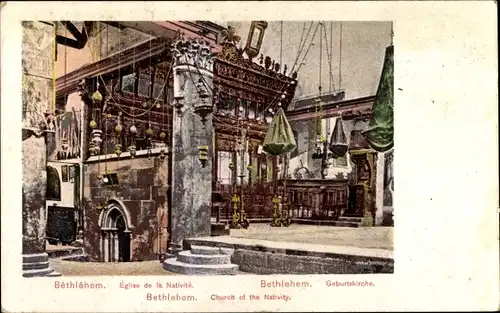 Ak Bethlehem Palästina, Geburtskirche