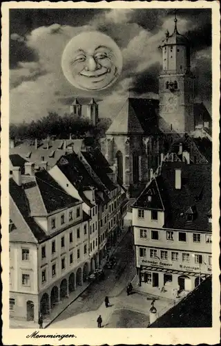 Ak Memmingen in Schwaben, Teilansicht der Stadt