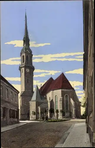 Ak Radeberg in Sachsen, Kirche