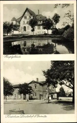 Ak Cismar Grömitz in Holstein, Kinderheim Lensterhof, Hauptgebäude