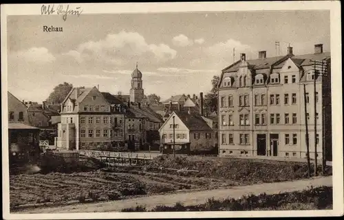 Ak Rehau im Fichtelgebirge Oberfranken, Gebäude