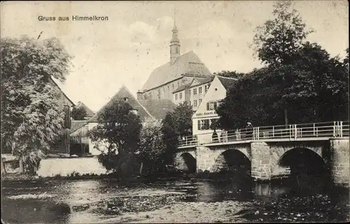 Ak Himmelkron in Oberfranken, Brücke