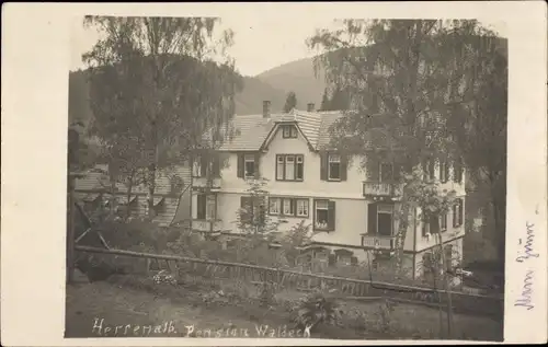 Foto Ak Bad Herrenalb im Schwarzwald, Pension Waldeck