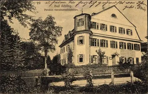 Ak Bad Aibling in Oberbayern, Pension Karolinenschlösschen