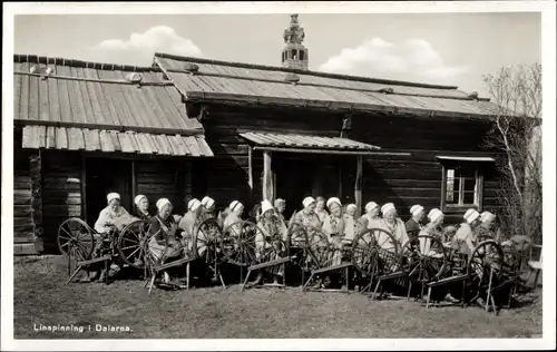 Ak Dalarne Dalarna Schweden, Linspinning