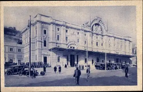 Ak Mergellina Napoli Neapel Campania, Bahnhof