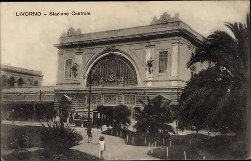 Ak Livorno Toscana, Stazione Centrale