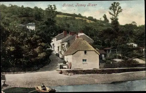 Ak Fowey Cornwall England, Golant, Fowey River