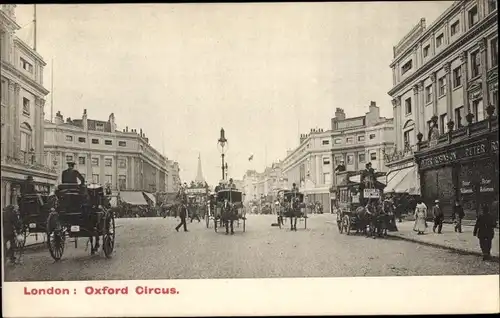 Ak London City England, Oxford Circus