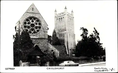 Ak Chislehurst London City England, Kirche