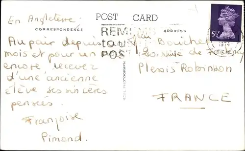 Ak Chislehurst London City England, Kirche