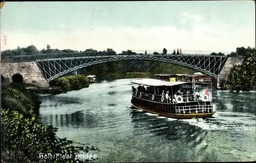 Ak Worcester West Midlands England, Holt Fleet Bridge