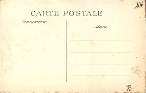 Ak Review vom 14. Juli in Longchamp, Übergabe der Flaggen an die neuen Regimenter