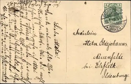 Ak Oldenburg im Großherzogtum Oldenburg, Nadorsterstraße