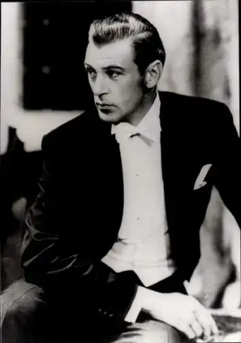 Foto Schauspieler Gary Cooper, Filmszene Blaubarts achte Frau, Pressefoto