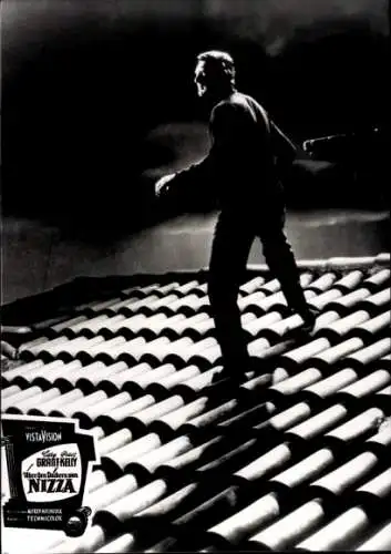 Foto Schauspieler Cary Grant, Filmszene Über den Dächern von Nizza, Pressefoto