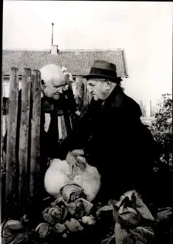 Foto Schauspieler Hans Moser, Theodor Danegger, Filmszene Der Sündenbock, Pressefoto