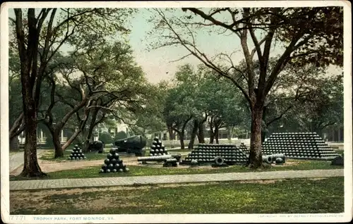 Ak Hampton Virginia USA, Fort Monroe, Trophy Park