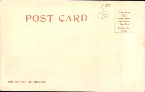 Ak Hampton Virginia USA, Fort Monroe, Wassergraben und Haupteingang