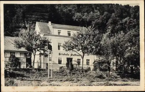 Ak Postelwitz Bad Schandau Sächsische Schweiz, Friebels Gasthaus