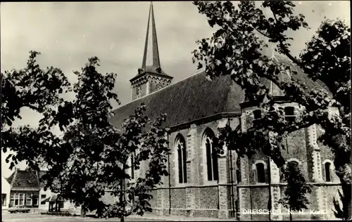 Ak Dreischor Zeeland, Kirche