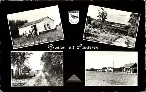 Ak Lunteren Ede Gelderland, Zomerhuisje de Tortelduif, Luttikhuizen en van Doorn