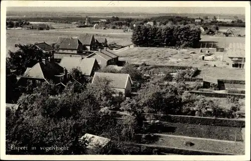 Ak Elspeet Gelderland, Fliegeraufnahme