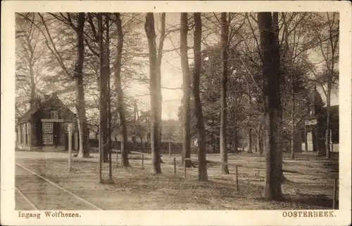 Ak Oosterbeek Gelderland, Eingang Wolfhezen