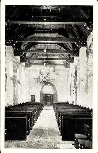 Ak Oosterbeek Renkum Gelderland, N. H. Kirche, Innenansicht