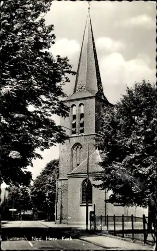 Ak Lunteren Ede Gelderland, N. H. Kirche