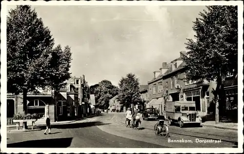 Ak Bennekom Gelderland, Dorpsstraat, LKW