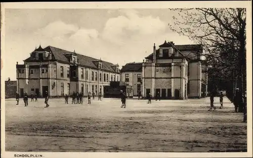 Ak Neerbosch Nijmegen Gelderland, Schoolplein