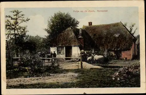 Ak Nunspeet Gelderland, Hutje op de Zoom