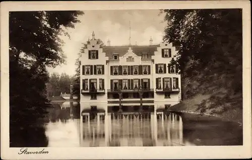 Ak Staverden Gelderland Niederlande, Schloss